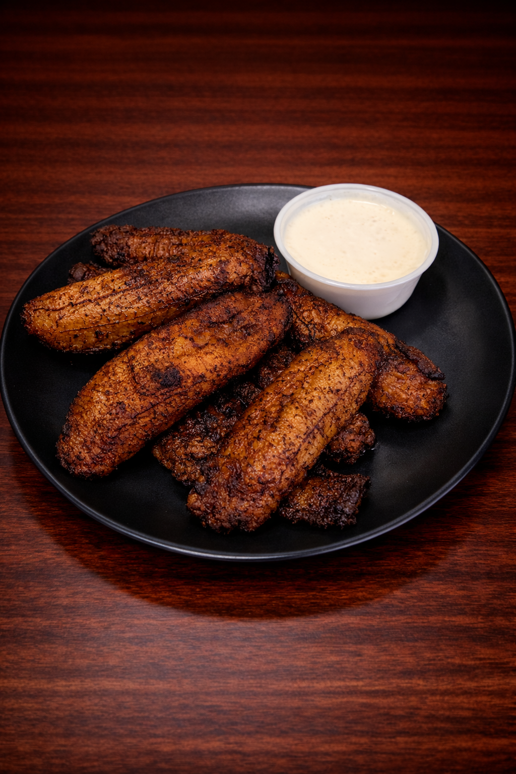 Plátano Frito con Crema